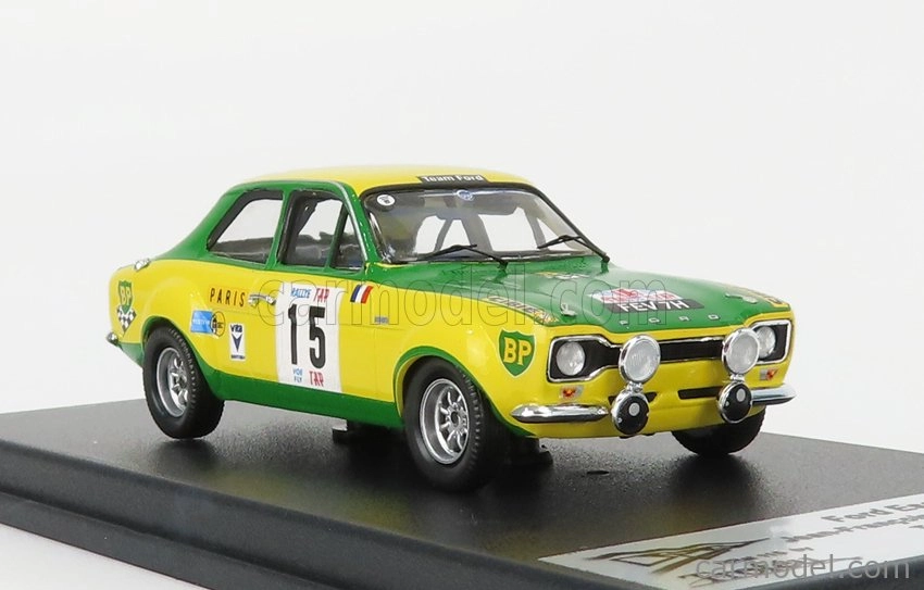 Trofeu Ford england Escort Mki N 15 Rally Tap 1970 J.f.piot - F.murac 1:43 Žlutá Zelená