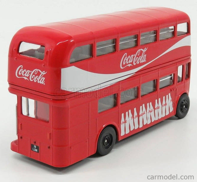 Corgi Routemaster Rml 2757 Autobus London Coca-cola 1956 1:64 Červená Bílá