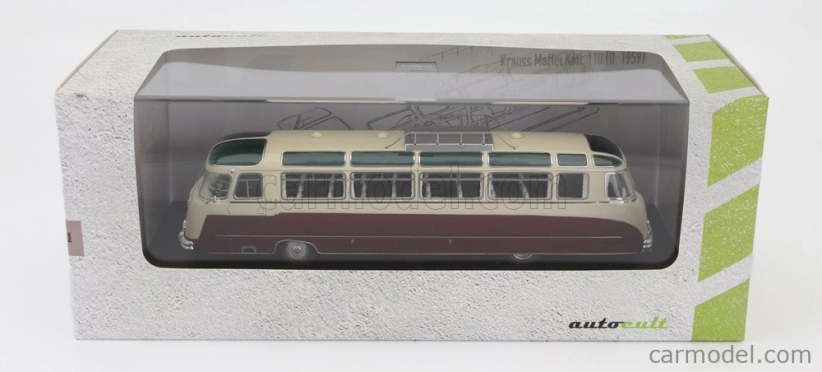 Autocult Kraus Maffei Autobus Kml 110 Germany 1959 1:43 Červená Ivory