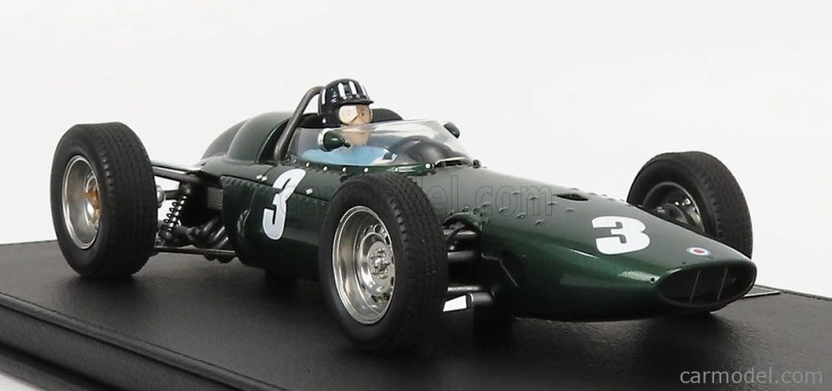 Gp-replicas BRM F1 P57 Brm Team N 3 Graham Hill 1:18, tmavě zelená