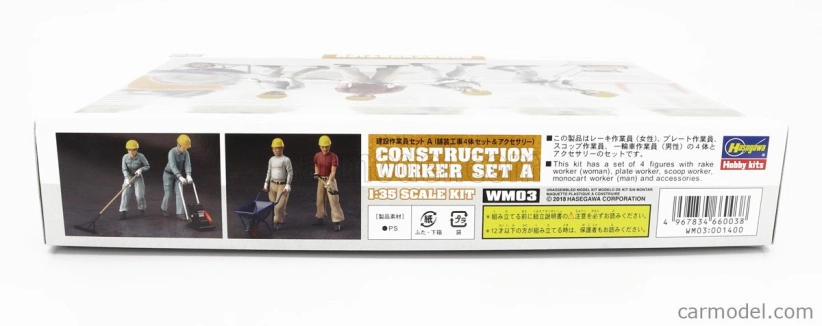 Hasegawa Accessories Construction Worker Set A 1:35 /
