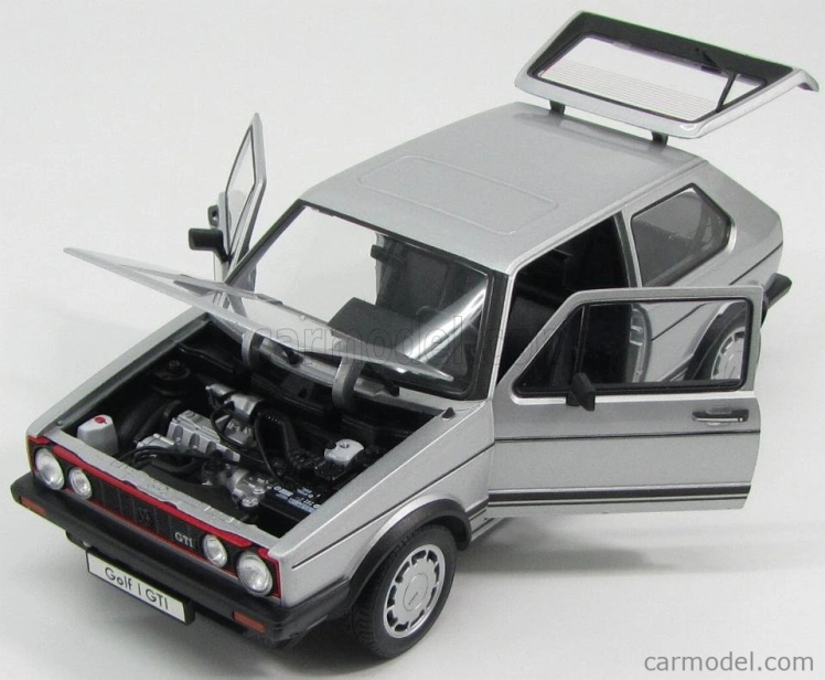 Welly Volkswagen Golf I Gti Pirelli 2-dverový 1983 1:18 Strieborný