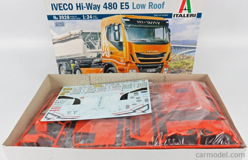 Italeri Iveco fiat Stralis 480 Euro 6 Hi-way Truck 2-assi 2016 1:24 /