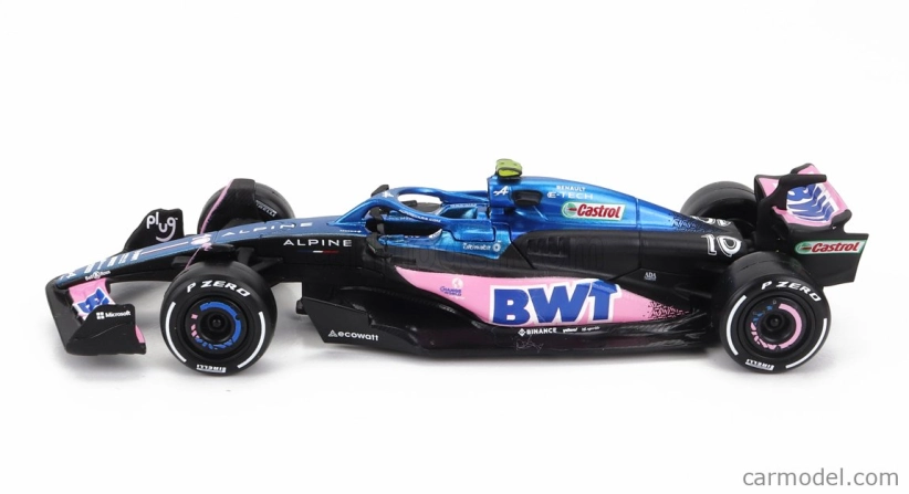 Bburago Renault F1 A523 Team Bwt Alpine F1 N 10 Season 2023 Pierre Gasly 1:43 modro-čierno-ružová