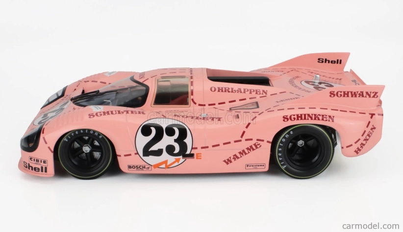 Werk83 Porsche 917/20 4.9l Team Martini International Racing Pink Pig N 23 24h Le Mans 1971 Reinhold Joest - Willi Kauhsen 1:12 Pink