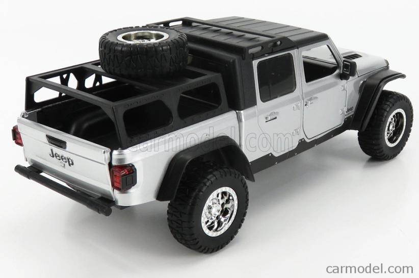 Jada Jeep Wrangler Gladiator 2020 - Rýchlo a zbesilo 9 - Hobbs a Shaw 1:24 Strieborná