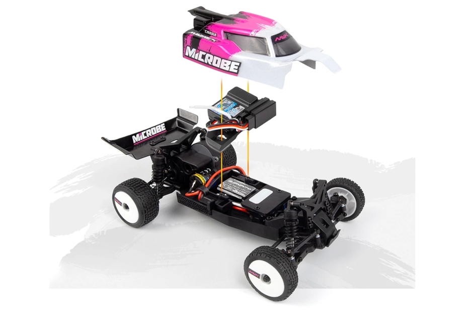 Maverick Microbe 1/24th Buggy - Růžová