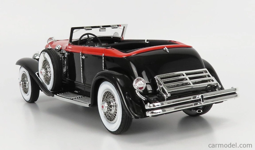Modely v mierke Matrix Duesenberg J Riviera Phaeton By Brunn Cabriolet Open 1934 1:18 Black Orange