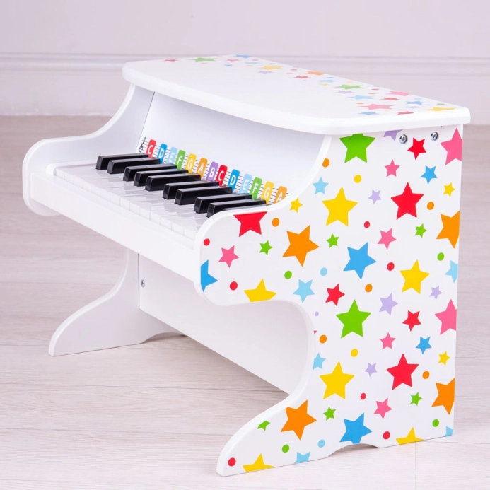 Bigjigs Toys Drevené klavírne hviezdy