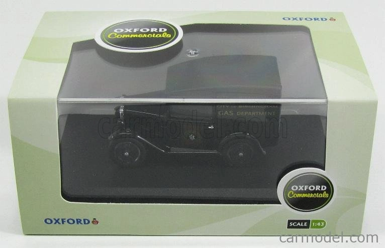 Oxford-models Austin Seven Rn Van Gas City Of Birmingham 1923 1:43 Black