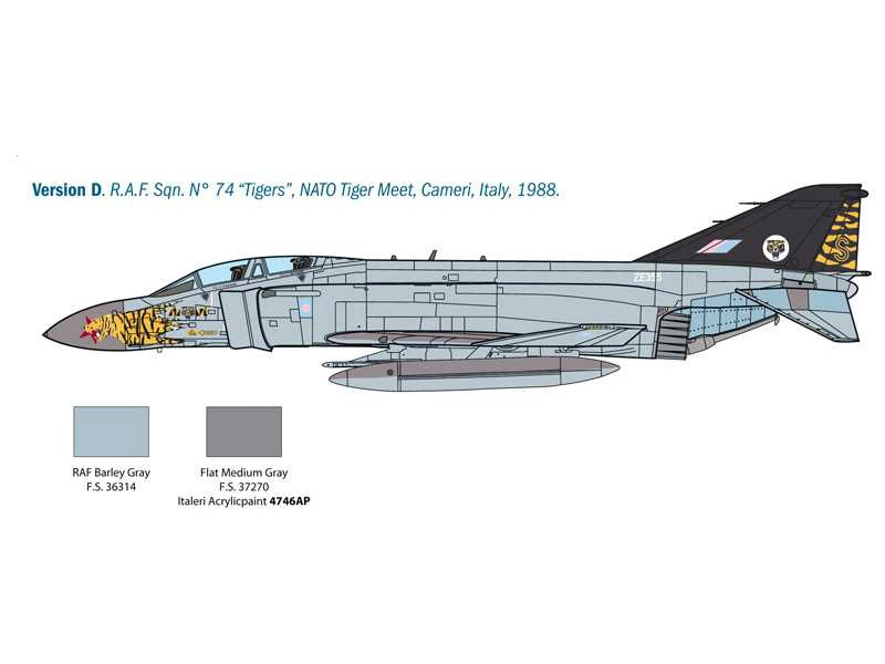 Italeri McDonnell Douglas F-4J Phantom II (1:48)