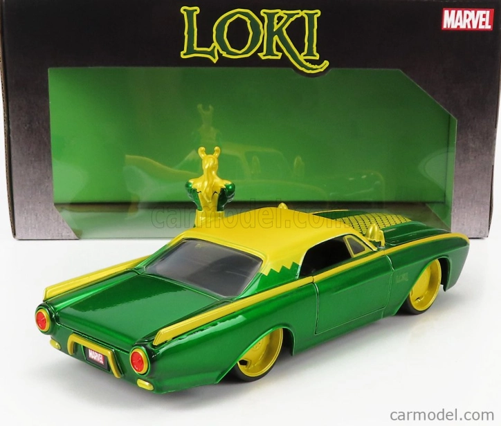 Jada Ford usa Thunderbird With Marvel Loki 1963 1:24 Zelená Žlutá