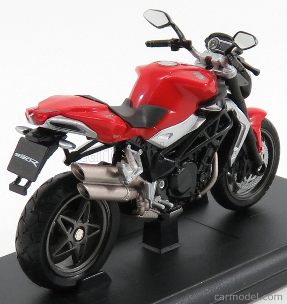 Welly Mv agusta Brutale 990r 2012 1:18 Červená Černá