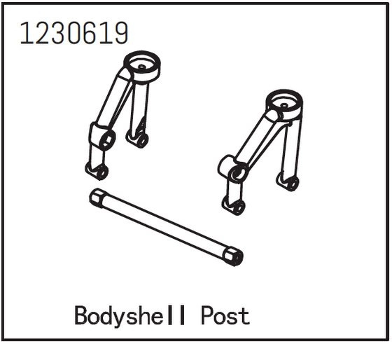 Body Shell Post front