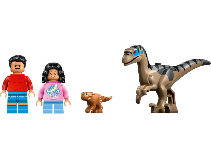 LEGO Jurský svet - Útek pred raptorom v terénnom aute