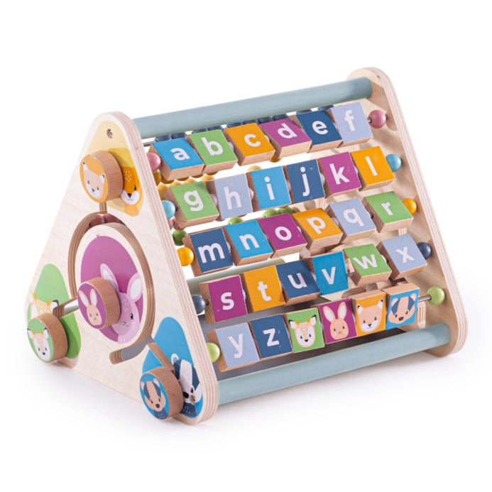 Bigjigs Toys Aktívny trojuholník so zvieratkami – poškodený obal