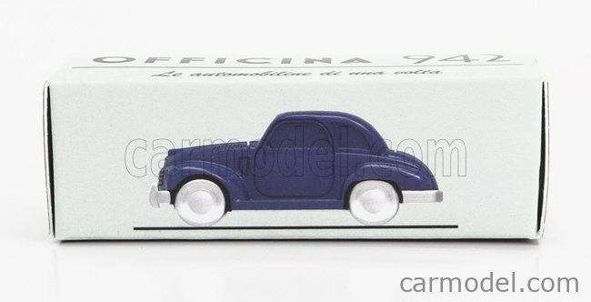 Officina-942 Fiat 500c 4 Posti Carrozzeria Rolfo 1950 1:76 Modrá