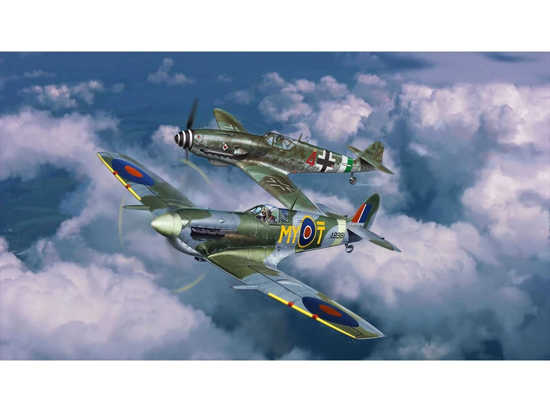 Revell Messerschmitt Bf109G-10, Spitfire Mk.V (1:72) (set)