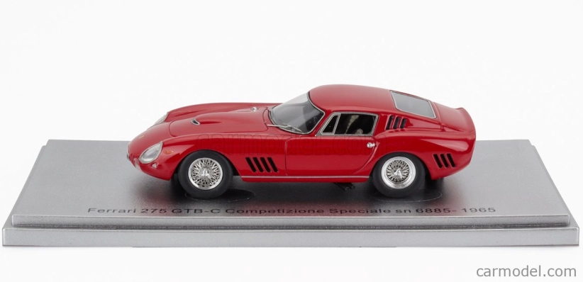 Kess-model Ferrari 275 Gtb/c Sn.6885 Competizione Speciale 1965 1:43 Červená