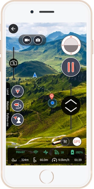 EHANG GHOSTDRONE 2.0 Aerial, čierna farba