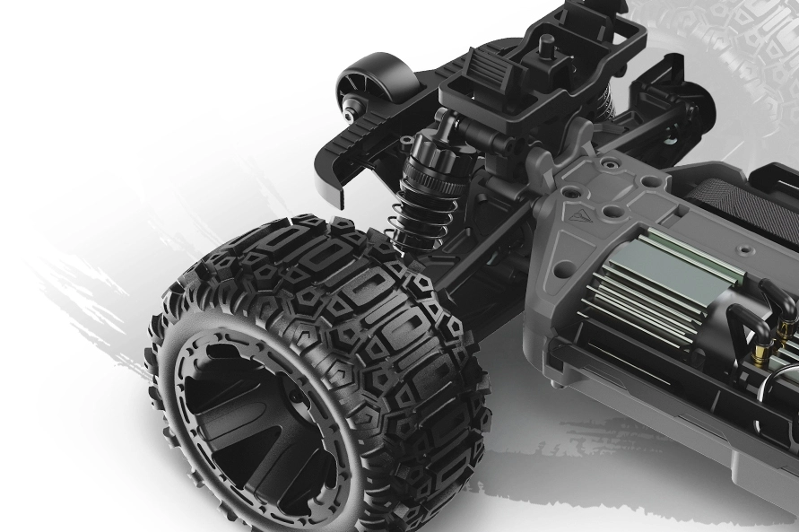 Qbit MT 1/16th Monster Truck - Zelený