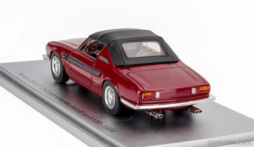 Kess-model Ferrari 330 Gt 2+2 Sn.6109 Michelotti Cabriolet Closed 1964 1:43 Bordeaux Black