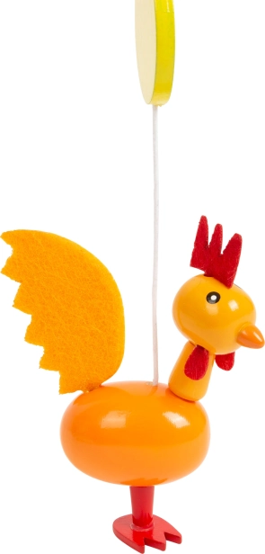 Malý nožný kolotoč nad farmou s jasličkami
