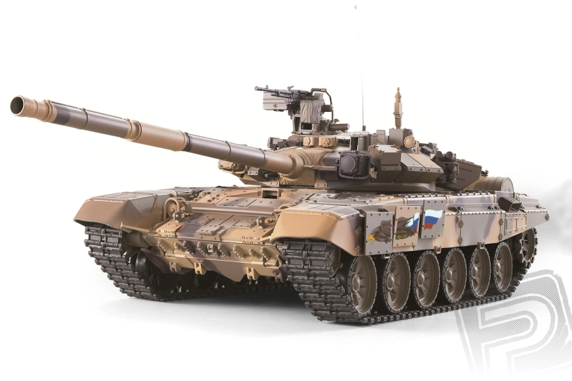 RC tank 1:16 Rusko T-90 dym. a zvukové efekty