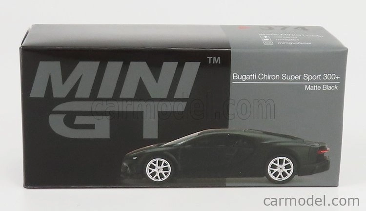 Truescale Bugatti Chiron Super Sport 2018 1:64 Matt Black