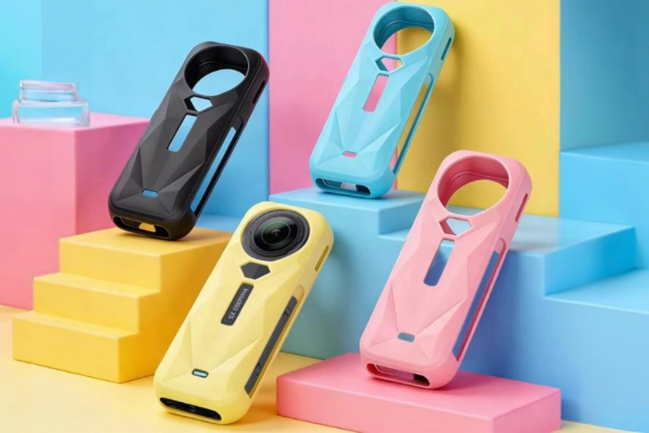 Insta360 - Farebný silikónový ochranný kryt pre Insta360 X5 (modrý)