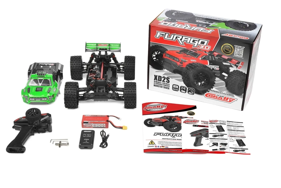 FURAGO XD - RTR - Brushed 2S - Zelená