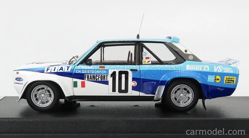 Trofeu Fiat 131 Abarth Team Fiat Italia N 10 Winner Rally Montecarlo 1980 W.rohrl - C.geistdorfer 1:43 Bílá Modrá