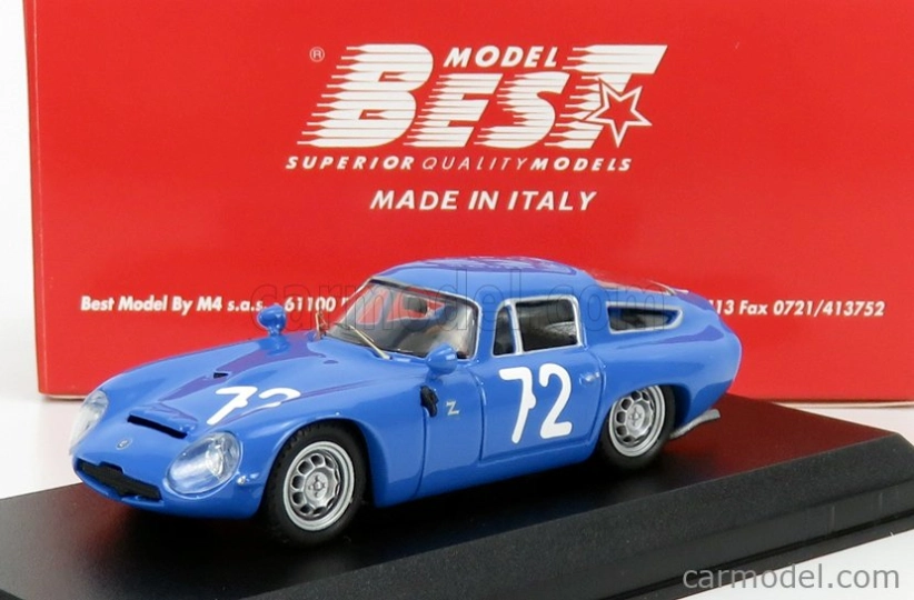 Najlepší model Alfa romeo Tz1 N 72 Targa Florio 1965 Panepinto - Parla 1:43 Blue