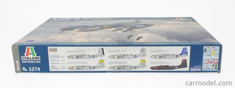 Italeri Mcdonnel Douglas A-26b Invader Vojenské lietadlo 1944 1:72 /