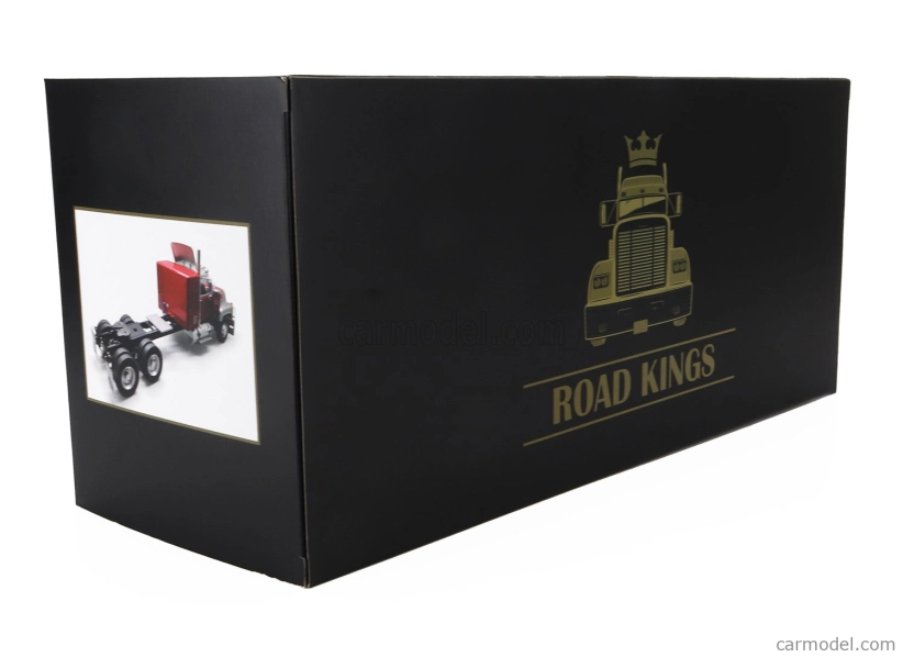 Road-kings Mack Rl700l ťahač 3-assi 1974 1:18 červená strieborná