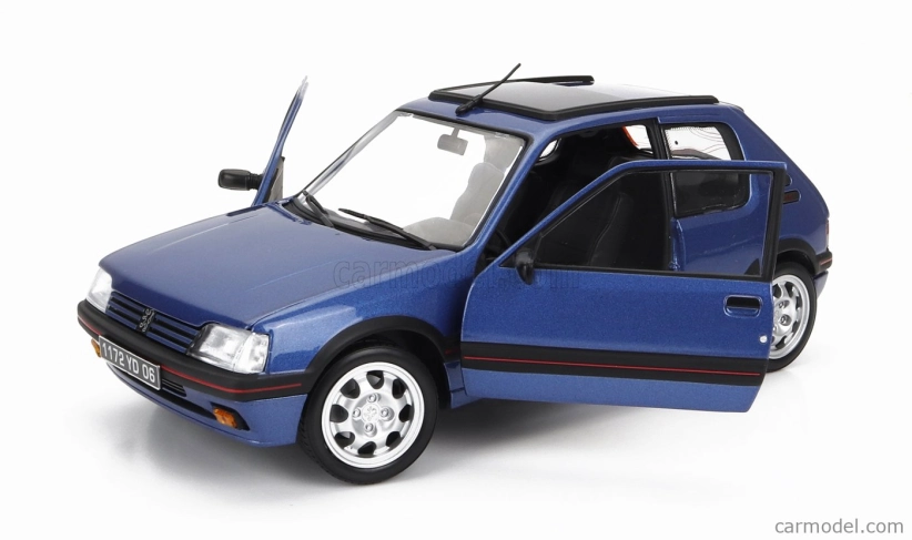 Norev Peugeot 205 1.9 Gti Pts Rims 1992 1:18 Miami Blue