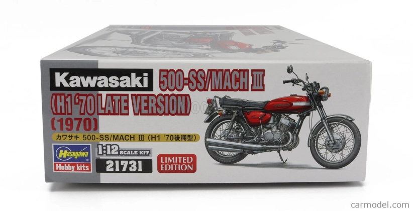 Hasegawa Kawasaki 500-ss Mach Iii H1 neskorá verzia motocykla 1970 1:12 /