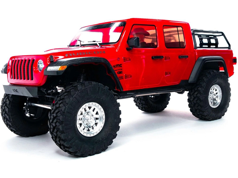 RC auto Axial SCX10 III Jeep JT Gladiator 4WD 1:10 RTR, červené
