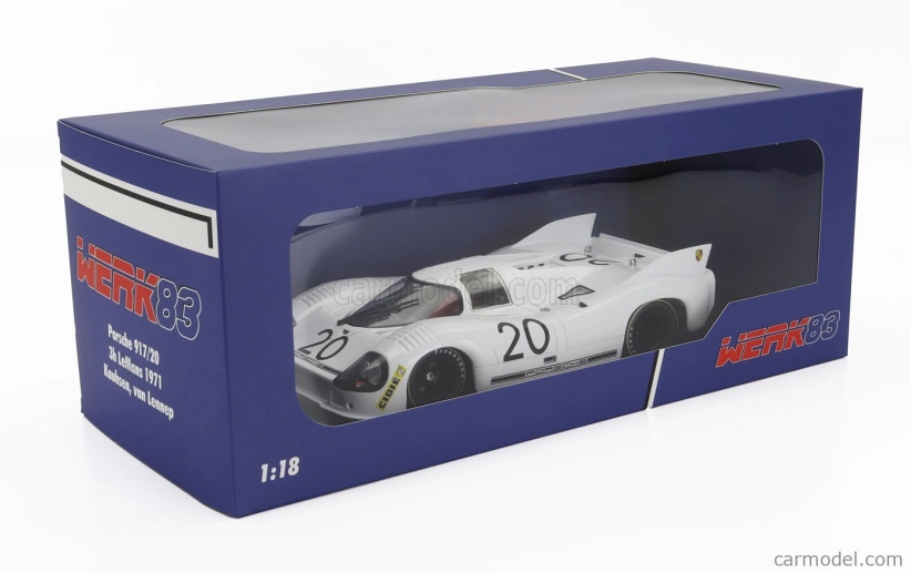 Werk83 Porsche 917/20 4.9l Team Martini Racing N 20 3h Le Mans 1971 Willi Kauhsen - Gijs Van Lennep 1:18 Biela