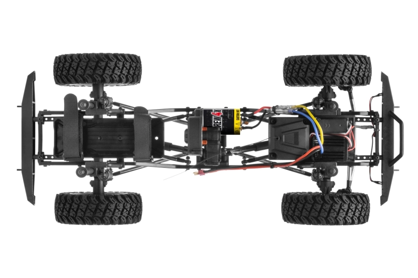 RC crawler CREW 4X, červená