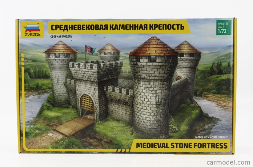 Zvezda Príslušenstvo Stredoveká kamenná pevnosť 1:72 /