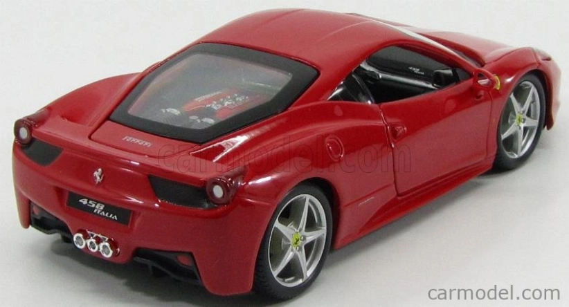 Bburago Ferrari 458 Italia 8c 2009 1:24 Red