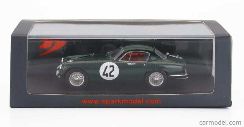 Iskrový model Lotus Elite Coventry Climax 1216cc S4 Team Lotus Engineerig N 42 24h Le Mans 1960 David Buxton - Bill Allen 1:43 Green