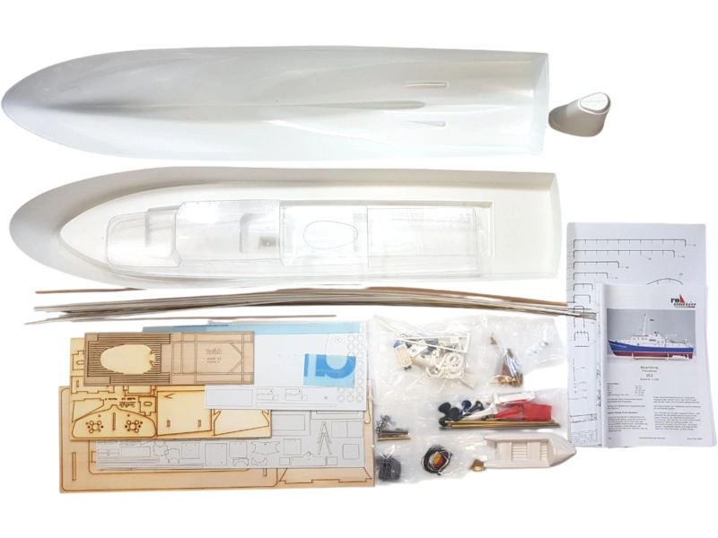 ROMARIN policajný čln W3 s doplnkami 1:25 kit