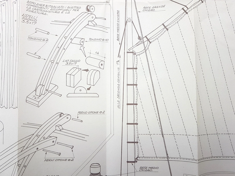 Mantua Model Victory šalupa 1:16 kit