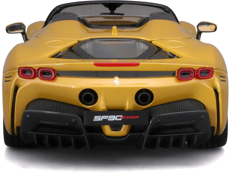 Bburago Ferrari SF90 Spider 1:18 žlutá metalíza