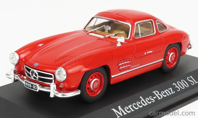 Edicola Mercedes Benz 300sl Coupe 1954 - Con Vetrina - S vitrínou 1:43 červená