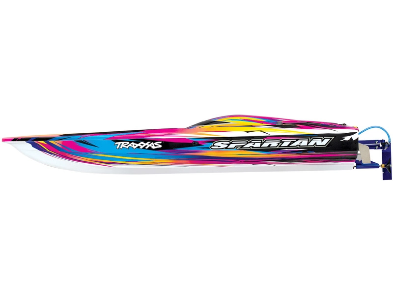 RC loď Traxxas Spartan TQi RTR, ružová