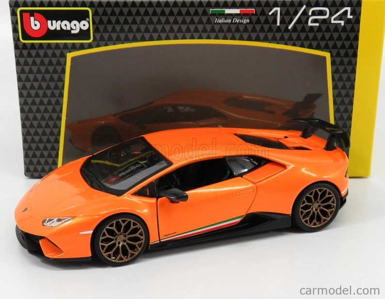 Bburago Lamborghini Huracan Lp640-4 Performante 2017 1:24 Orange
