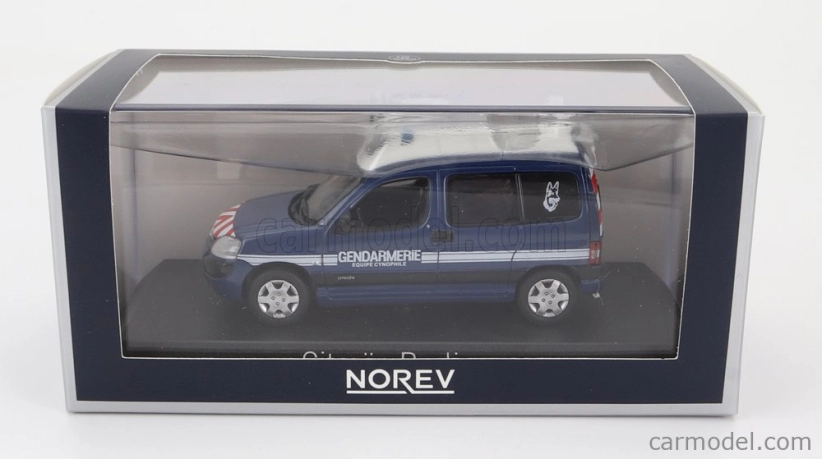 Norev Citroen Berlingo Gendarmerie Equipe Cynophile 2007 1:43 Modrá